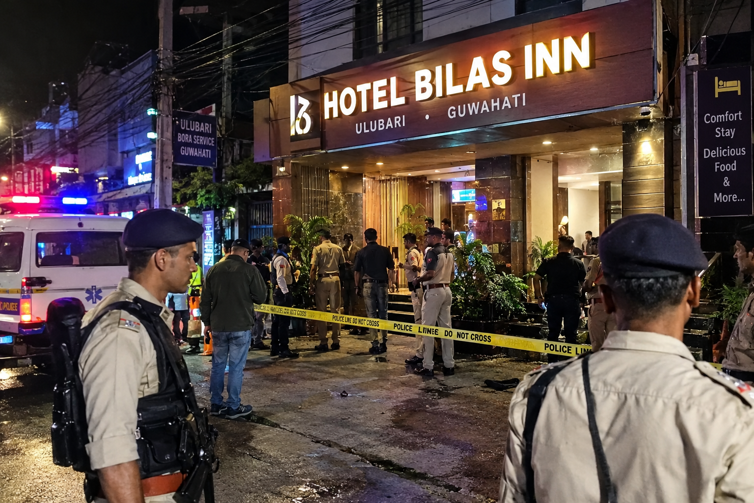 Ulubari Guwahati News: 5 Dead in Hotel Bilas Inn Firing