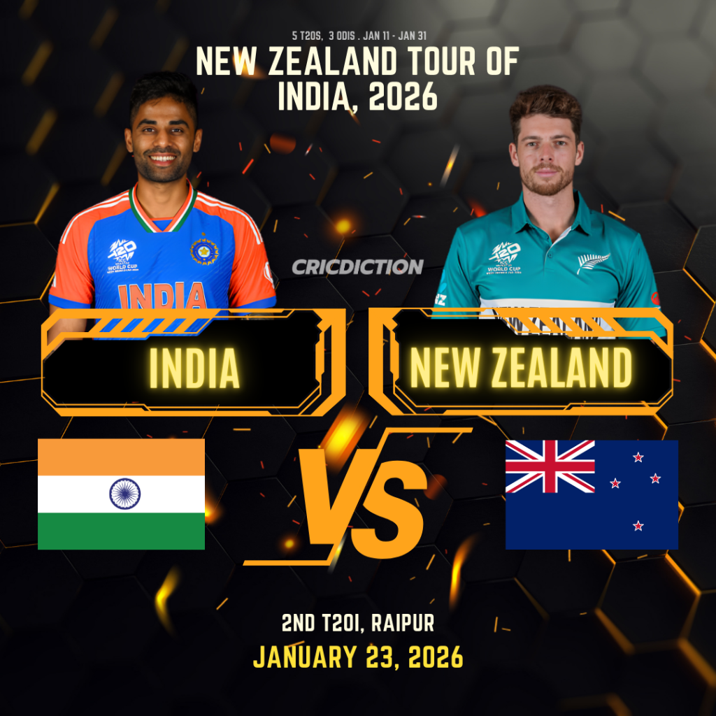 India vs New Zealand Today Match 2026: 2nd T20I Preview