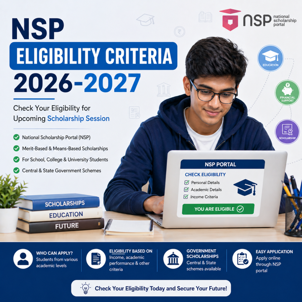 NSP Scholarship 2027: Eligibility, Registration & Apply Online