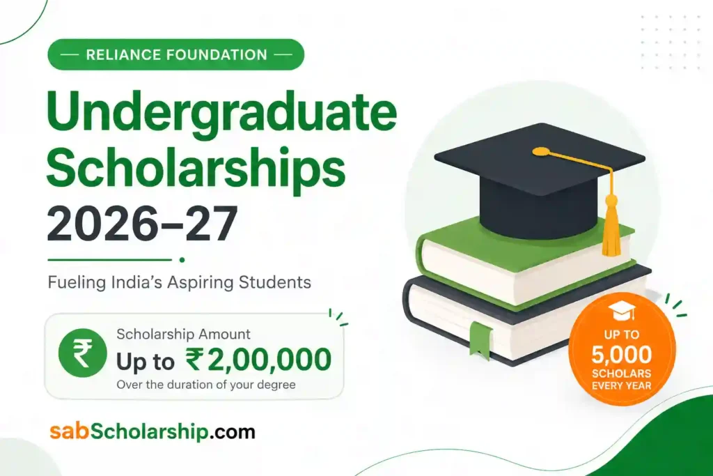 Reliance Foundation Scholarship 2026–27: Eligibility & Amount